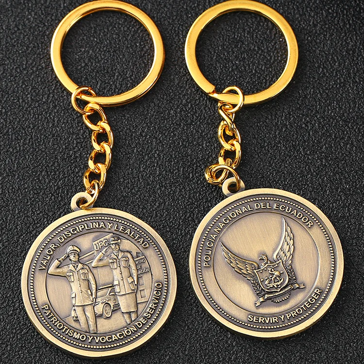 3d Keychain Metal Silver Custom Soft Enamel Keychain Sport Football Soccer Keychain