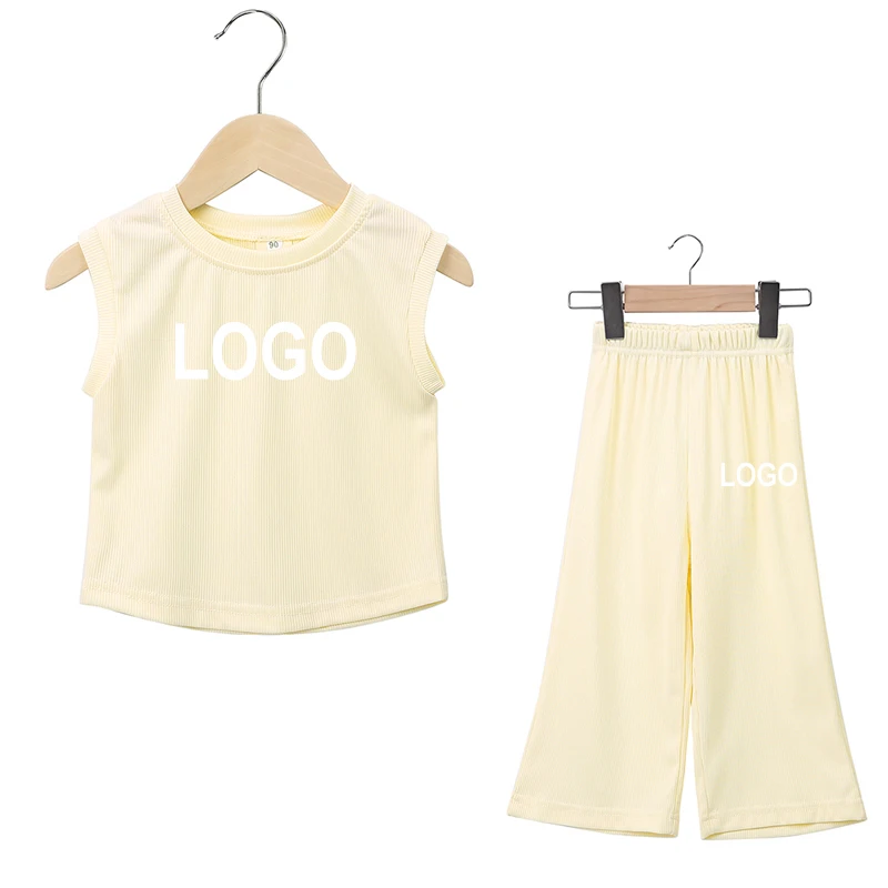 kids two piece girl outfit fashion girls clothing sets children clothes wholesale summer 2024 girl clothes set