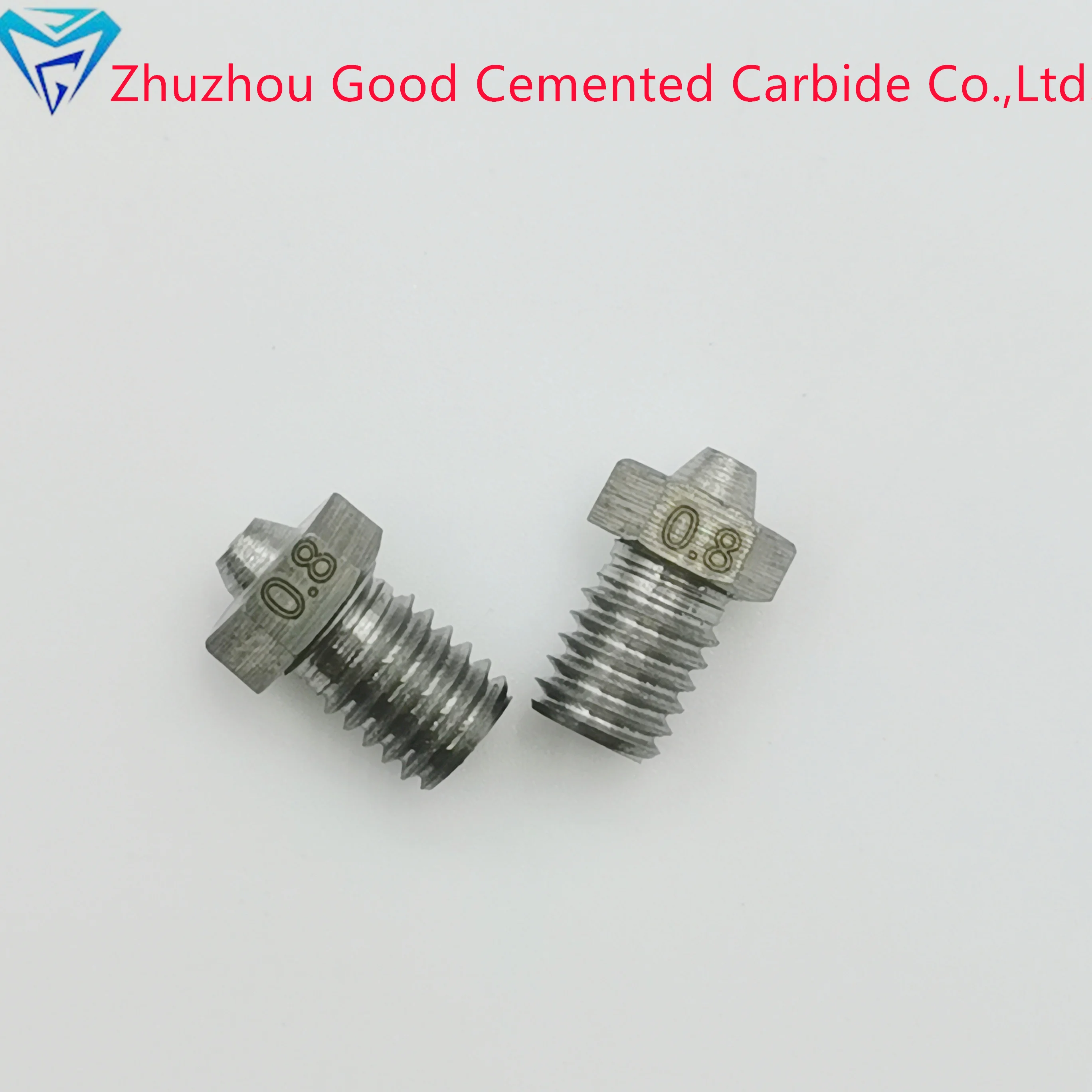 Chinese Factory M6 3D printer Nozzle MK8 Thread 1.75mm 0.4/0.8/1.0/21mm Filament laser nozzle for cnc machine