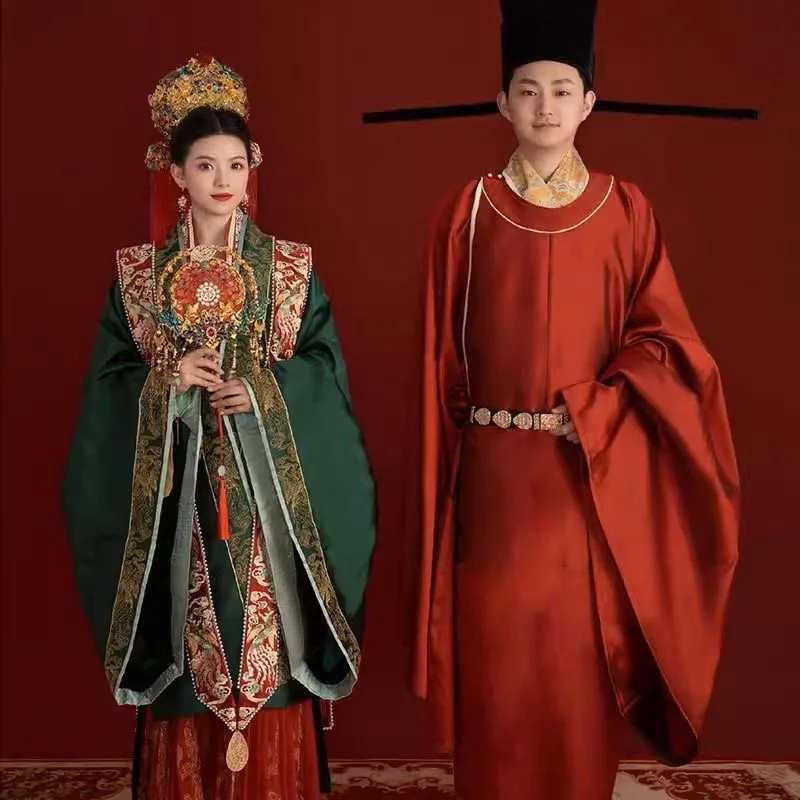 SUNNY Hanfu Невеста Свадебная атмосфера Роскошная традиционная китайская одежда