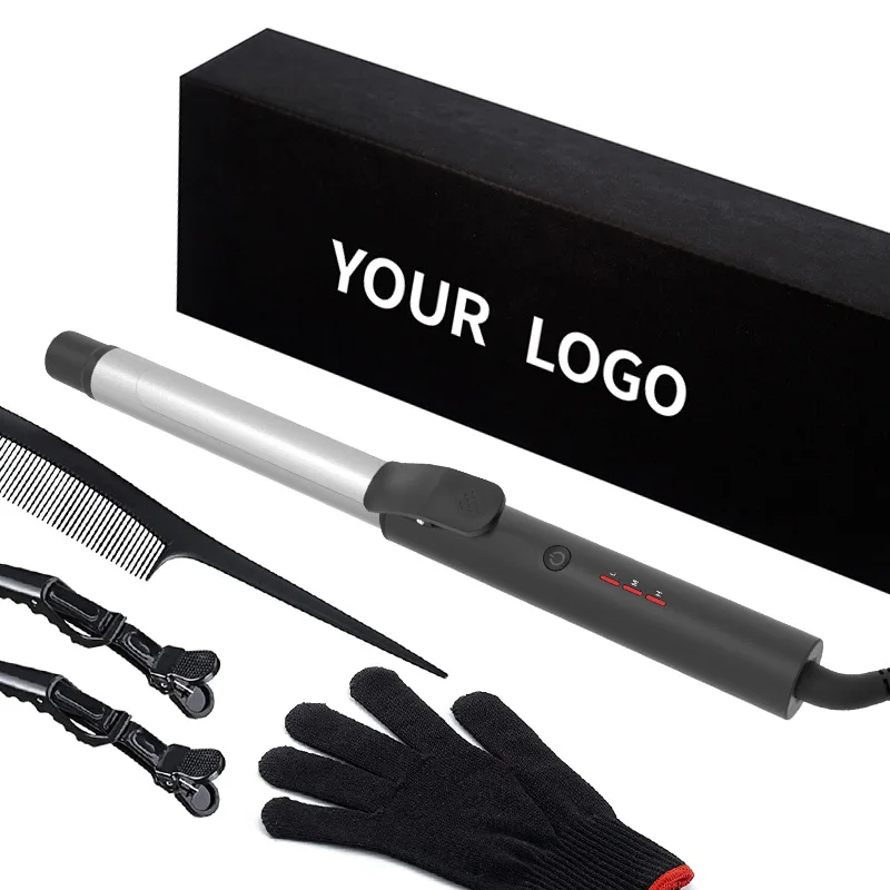 Hot Selling Adjustable Temperature Hair Styling Tools Long Barrel Hair Curling Irons LED Display Hair Curler