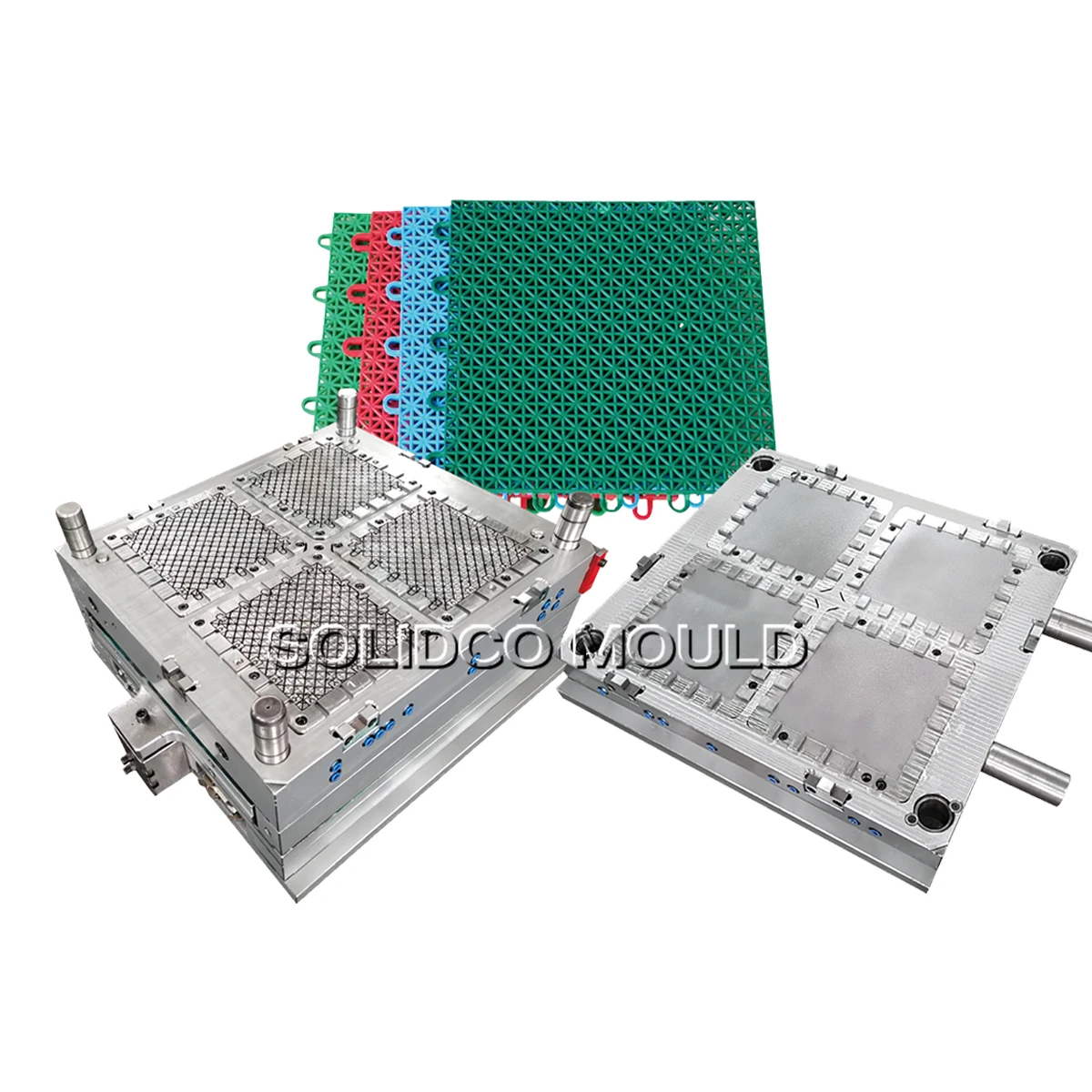 Plastic Pvc Interlock Floor Mat Mould, Tile Mold