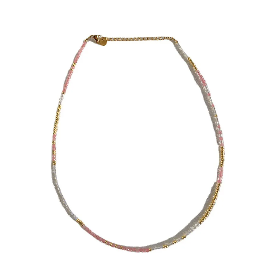 Fashion multi layer bead personalized necklace beaded necklaces women for Girls