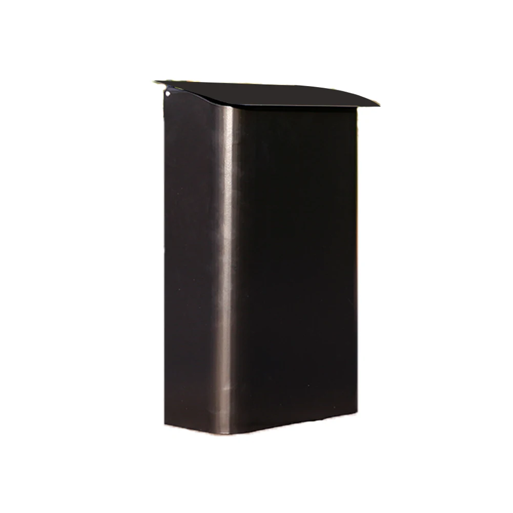 Производство жилой дом садовый верх открытый черный металл с ключами современный дизайн почтовый ящик