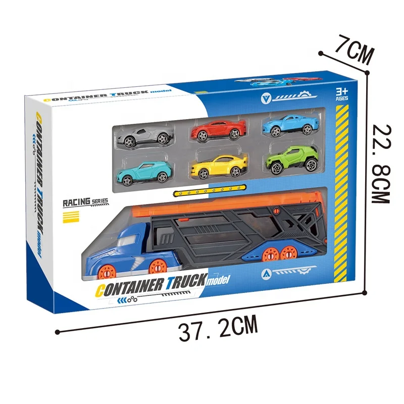 Construction truck toys cars carrier transport trucks toy for kids