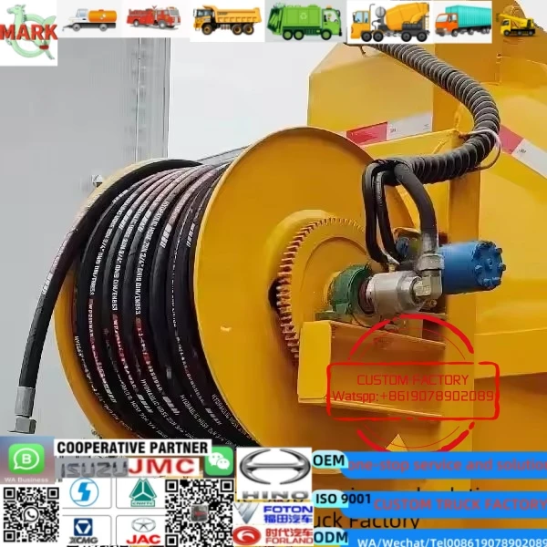 4x4 right hand drive sewer jet camion  Fecal Suction Truck/Vacuum Sewer Jetter Sewage Suction Tank Truck for sale in dubai