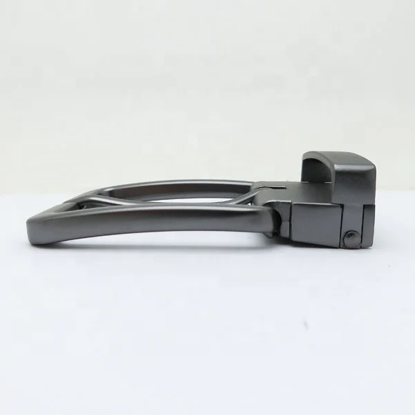 Zamak Clip Type Replaceable Presentation Metal Pin Belt  With Teeth for Men Genuine Leather Belts