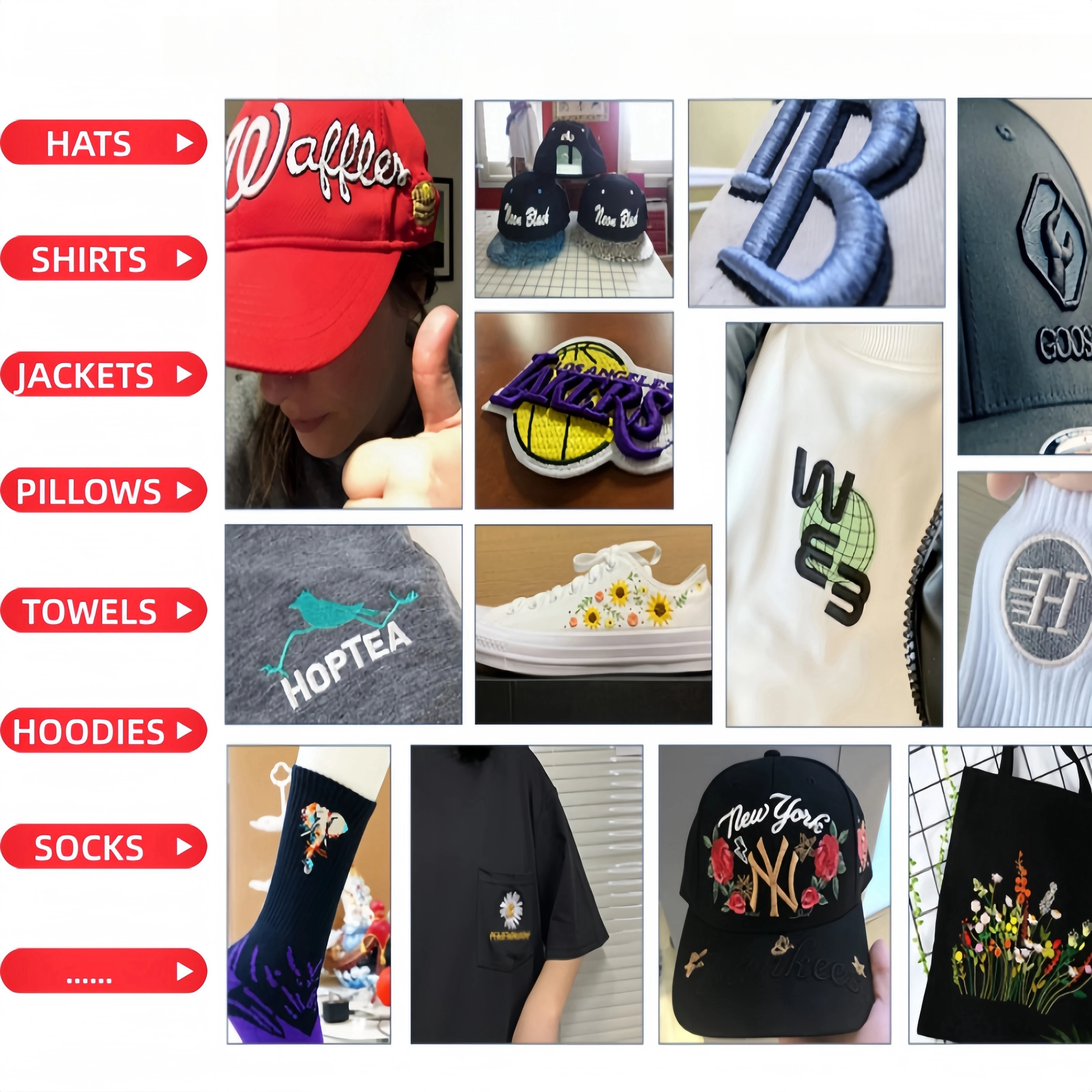 QC single head multi needles automatic computerized embroidery machine for hat cap tshirt