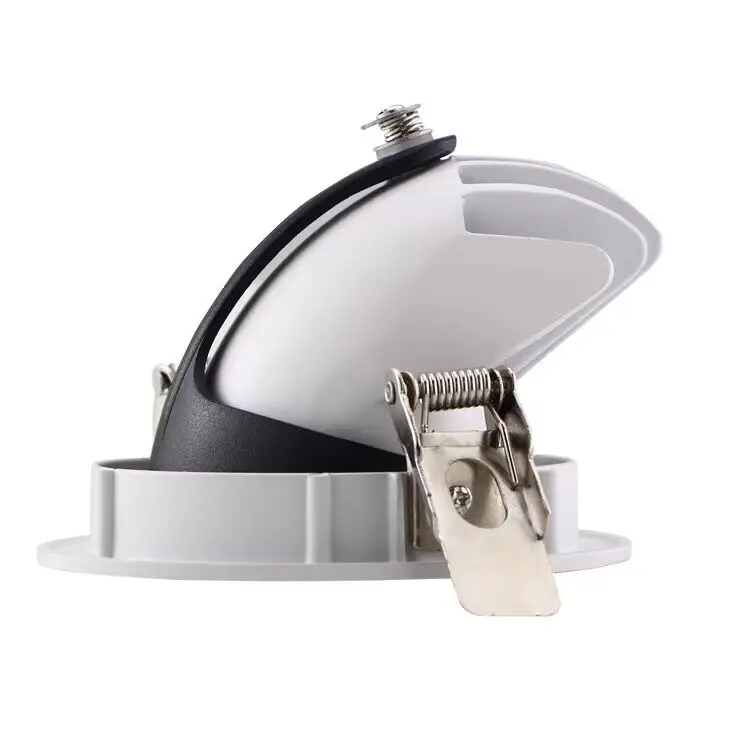 LED RA90 12W COB Lighting Adjustable Recessed Ceiling Down Light Gimbal Light For Shop