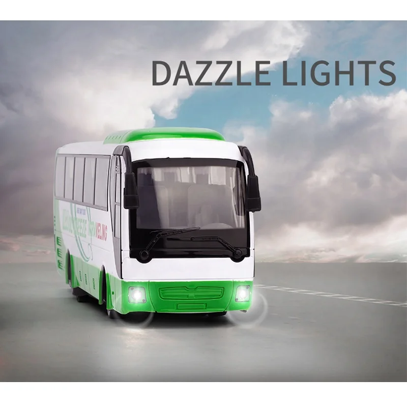 Hot Seller 4 Channel RC Car Sound And Light Remote Control City Bus