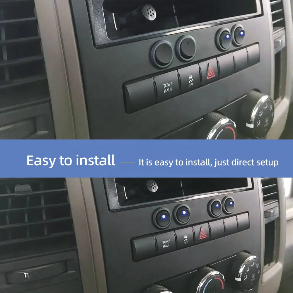 12V-20A round Blue LED SPST Toggle Rocker Switch Max Voltage 250v