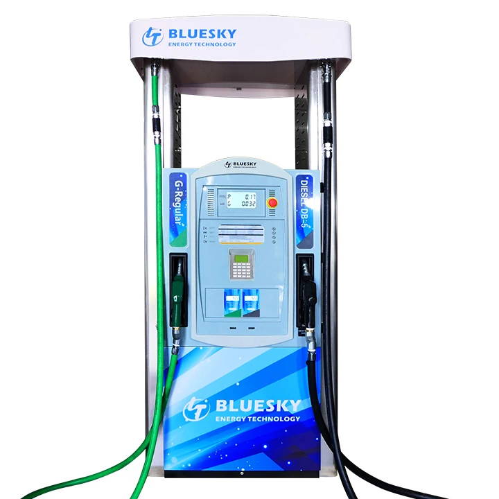 Bluesky Electric Mechanic Novelty Fuel Dispenser 2 Nozzle Fuel Dispenser Smart Fuel Dispenser