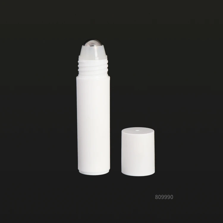 Wholesale 20ml 30ml White Plastic Deodorant Roll on Bottle with Steel