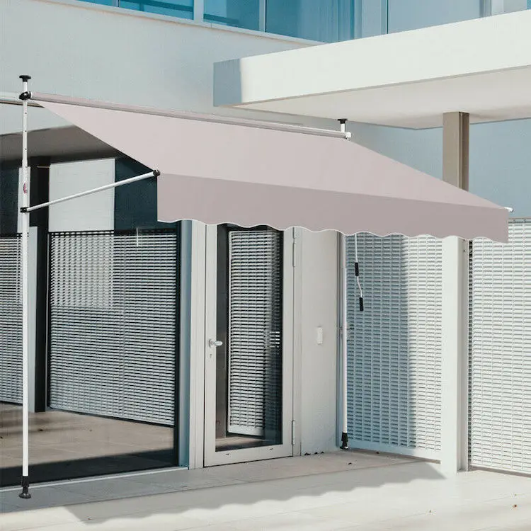 Side Awning RV Residential Balcony Sunshade Canopy Retractable Awning for Balcony
