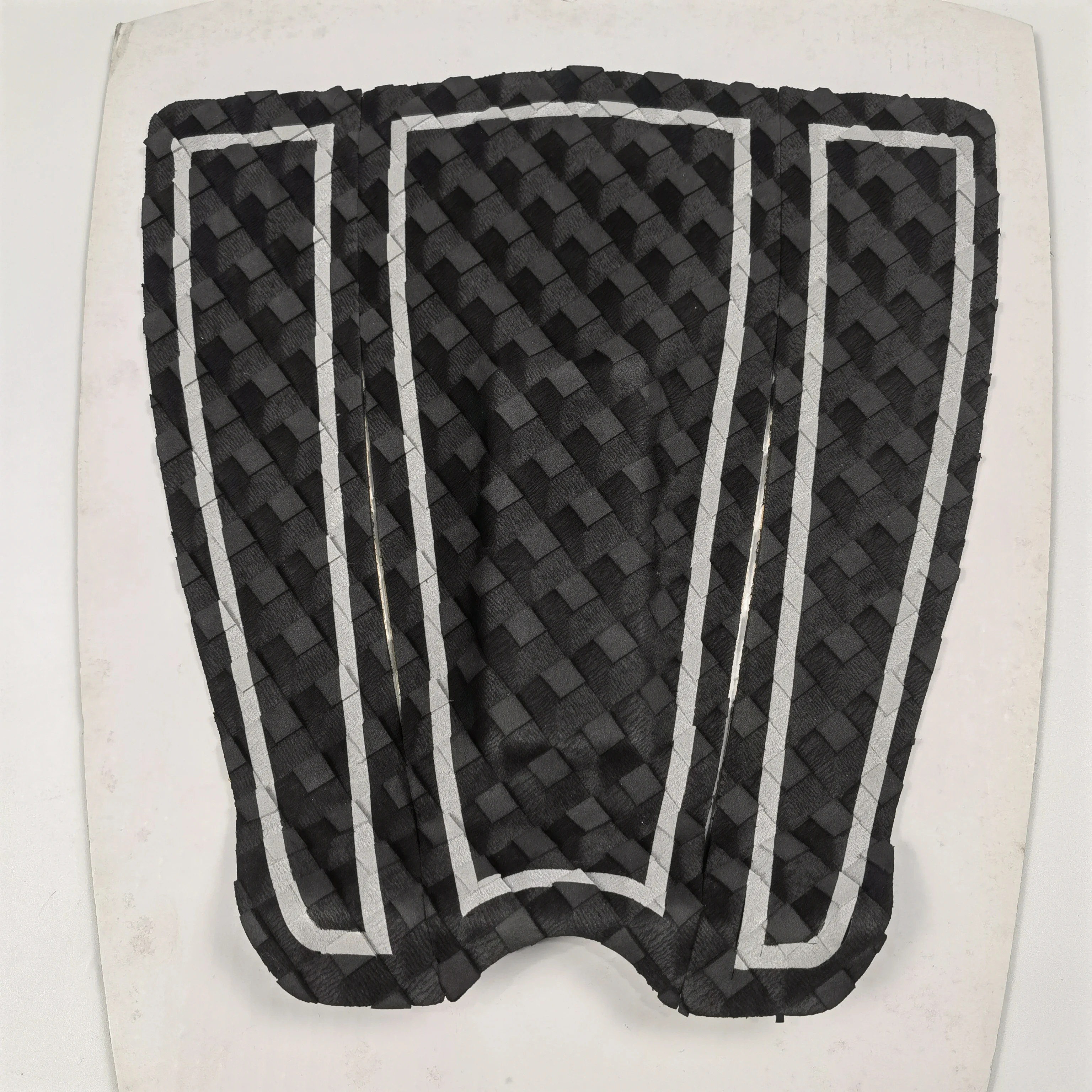 Premium Full Size Maximum Grip Super Strong Adhesive Surfboard Traction Pad 3 Piece for Surfing or Skimboarding