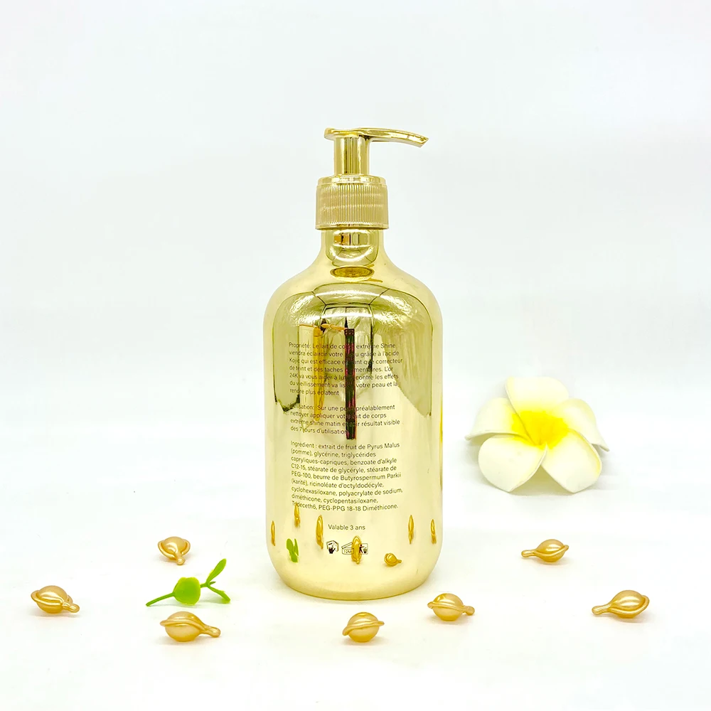 24K kojic acid super lightening in 7 days results body lotion BODY MILK EXTREME SHINE anti aging, smooth skin body milk