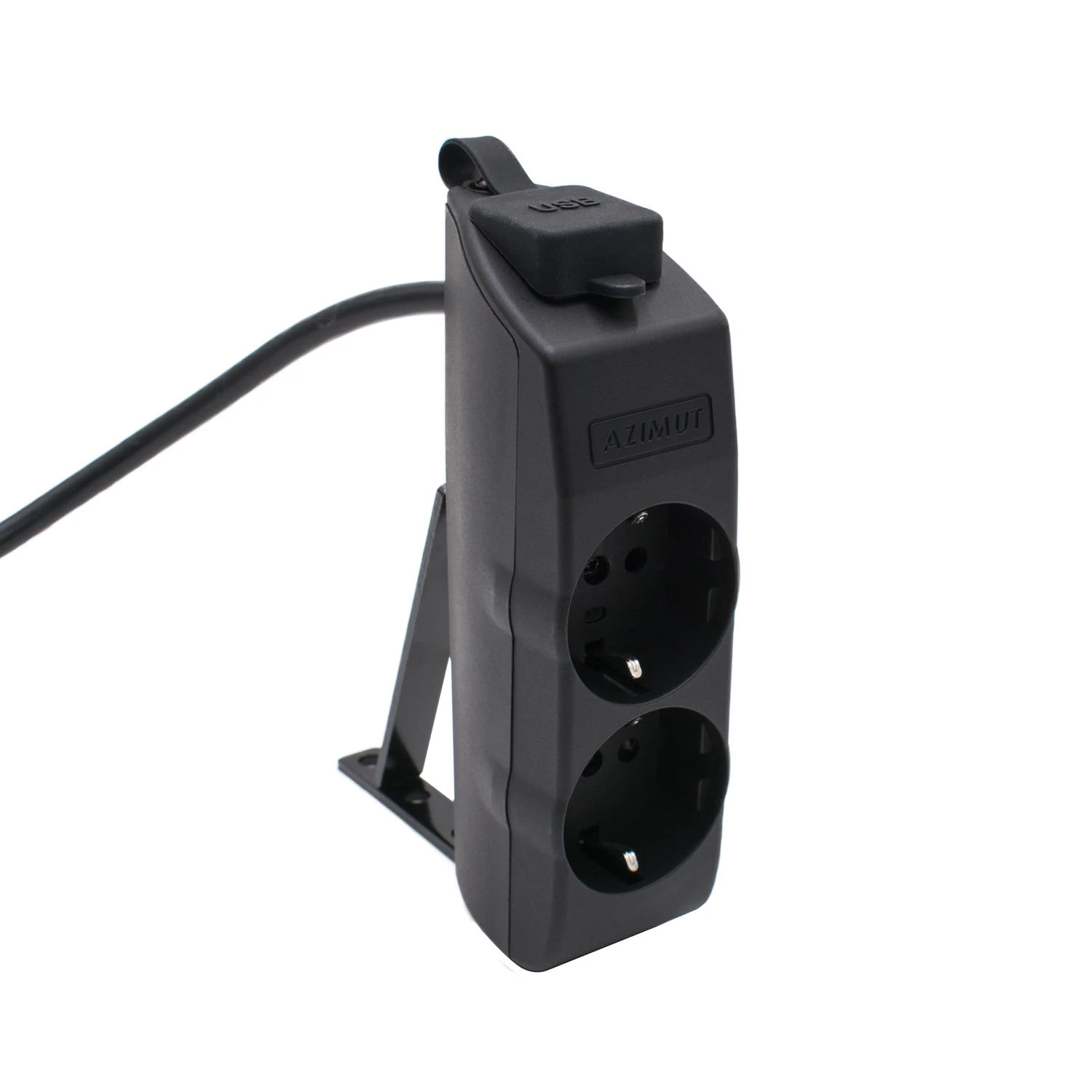 Mobile Phone Charger 12V 24V dc Port Usb with AC socket Quick Charge for  bus seat passengers with Type C and USB Socket