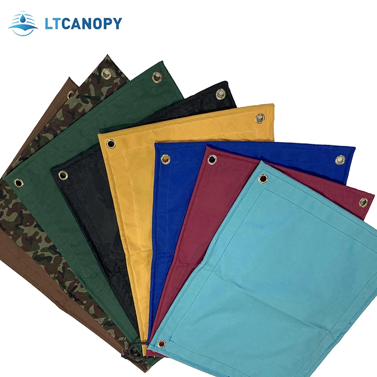 Litong tarpaulin manufacturer 600D oxford fabric  roof cover waterproof Oxford tarp