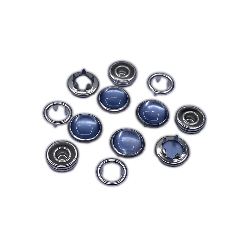 WT Fancy Round Baby Custom Press Brass Metal Snap  On Fastener Buttons