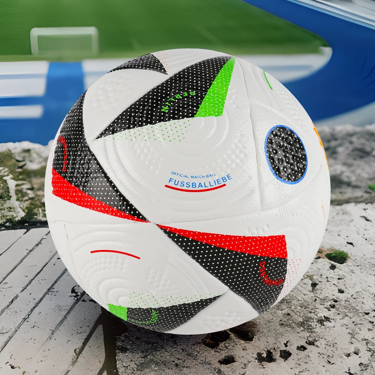 2024 Competition PU Football Hot Selling Size 5 Thermal Bonded Soccer Ball Custom PU Leather Profession Football