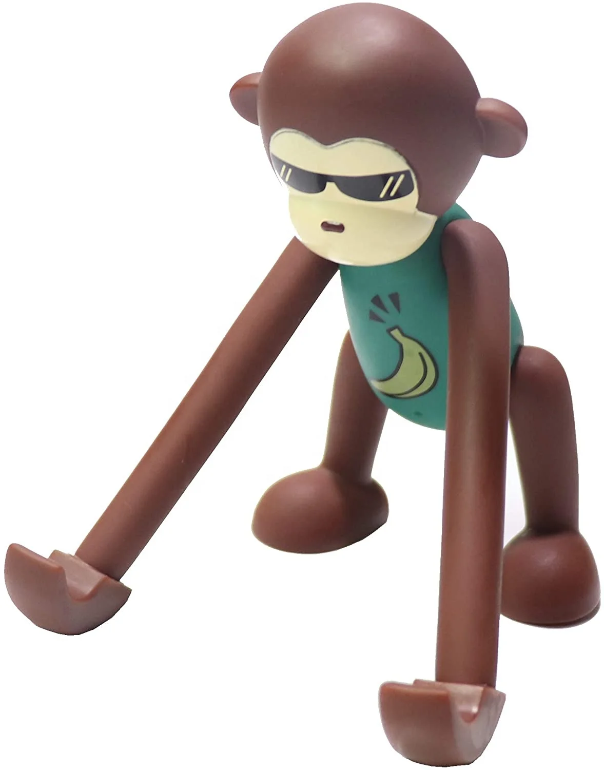 Custom soft pvc Animal Cell Phone Stand Monkey Shape Cell Phone Holder