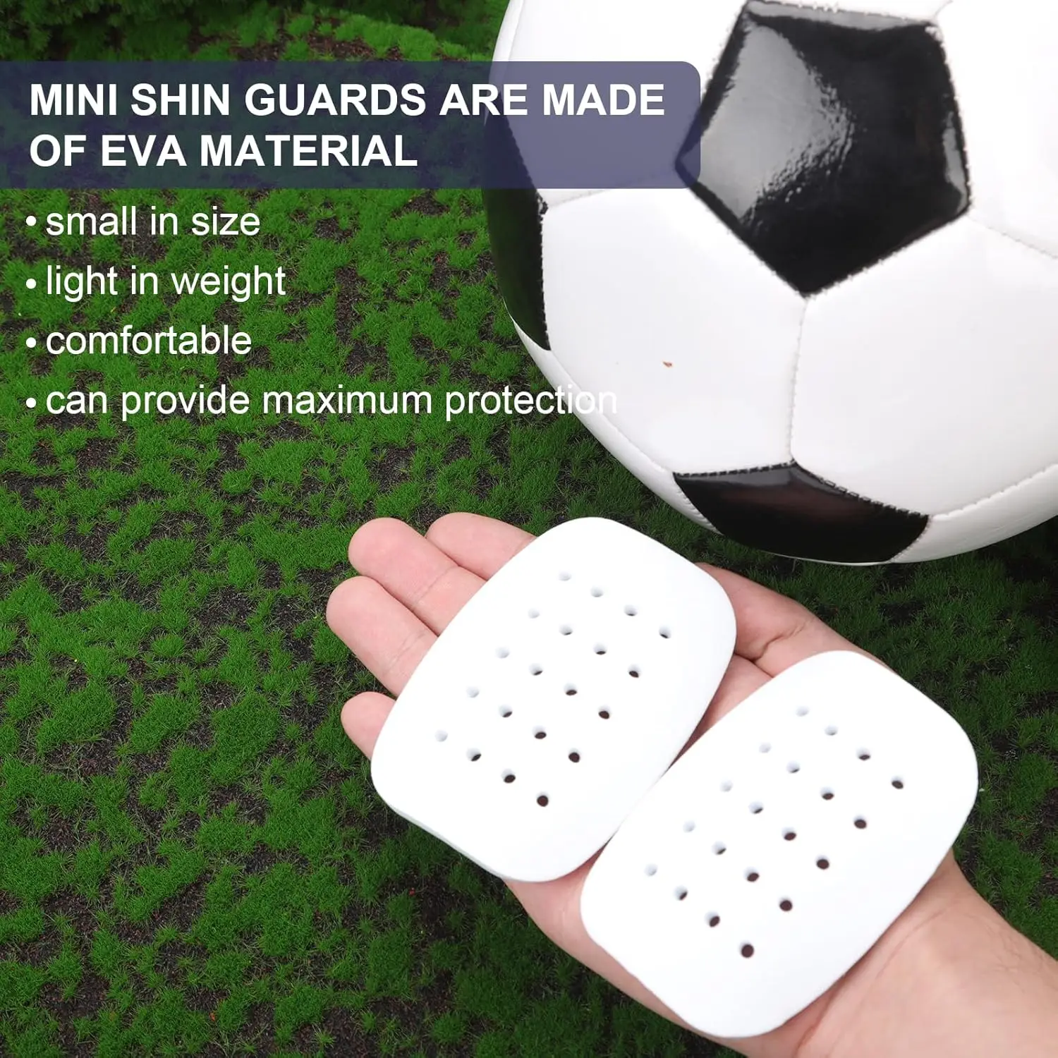 Custom Logo Design Blank Sublimation Shin Pads Football Mini Shin Pads Custom Sports Soccer Mini Shin Guards