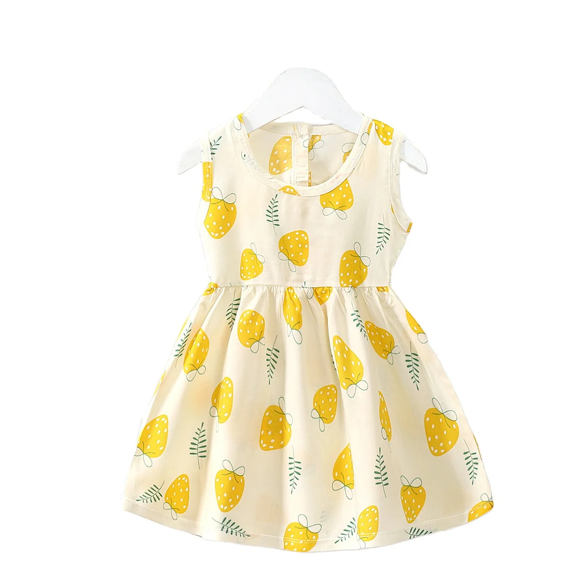 Toddlers and Baby Girls Sleeveless Dress Babies Wholesale Price Girl Summer Dress For Girl Clothes 3-9Month