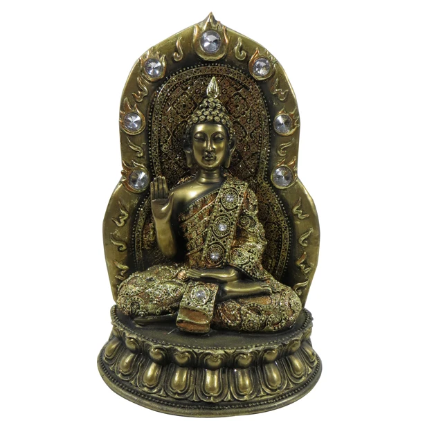 Wholesale Resin Buddha Statues Religious Buddhism Statues Elephant Animal Figurines For Home Decor