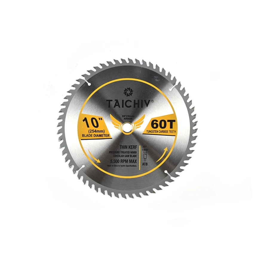 
TAICHIV 300mm 12in 60T Wholesale HSS Cutting Tools Solid High Speed Circular Steel Blade for Circular Saw 