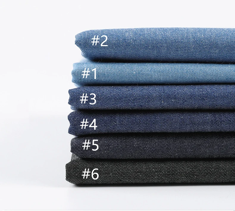Хорошее качество по хорошей цене 32s * 32s 100% хлопок 4 унции 1 джинсовая ткань