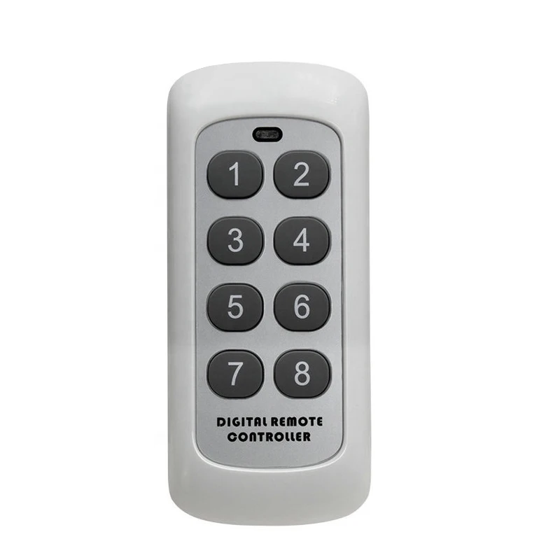 Rf transmitter and receiver 433mhz 8-button remote control Control remote rf 433 Universal remote control