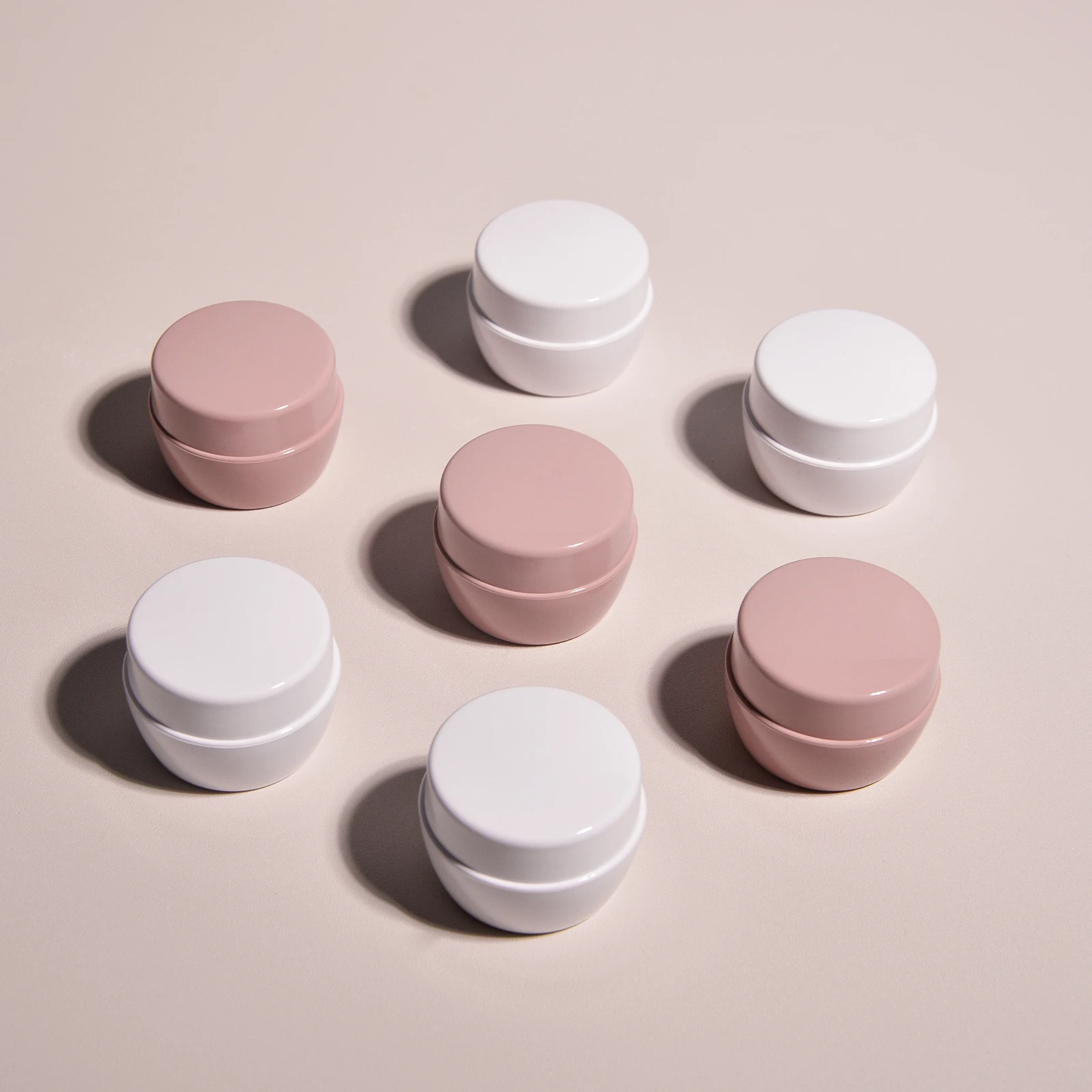 Empty Uv Gel Polish Jar 5ml 10g 15g Cosmetic Cream Color Coat Refillable Sample Jars Travel Makeup Pot