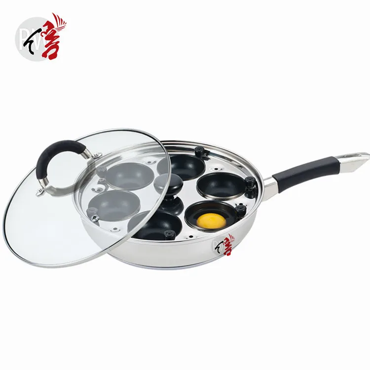Набор сковородок Realwin с антипригарным покрытием для яиц 6 чашек