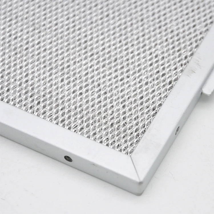 
Porous stainless steel/aluminum grease oil mesh filter 
