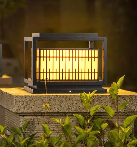 Household Pillar gate led lights villa post top Lamp for garden fence courtyard Landscape outdoor lighting