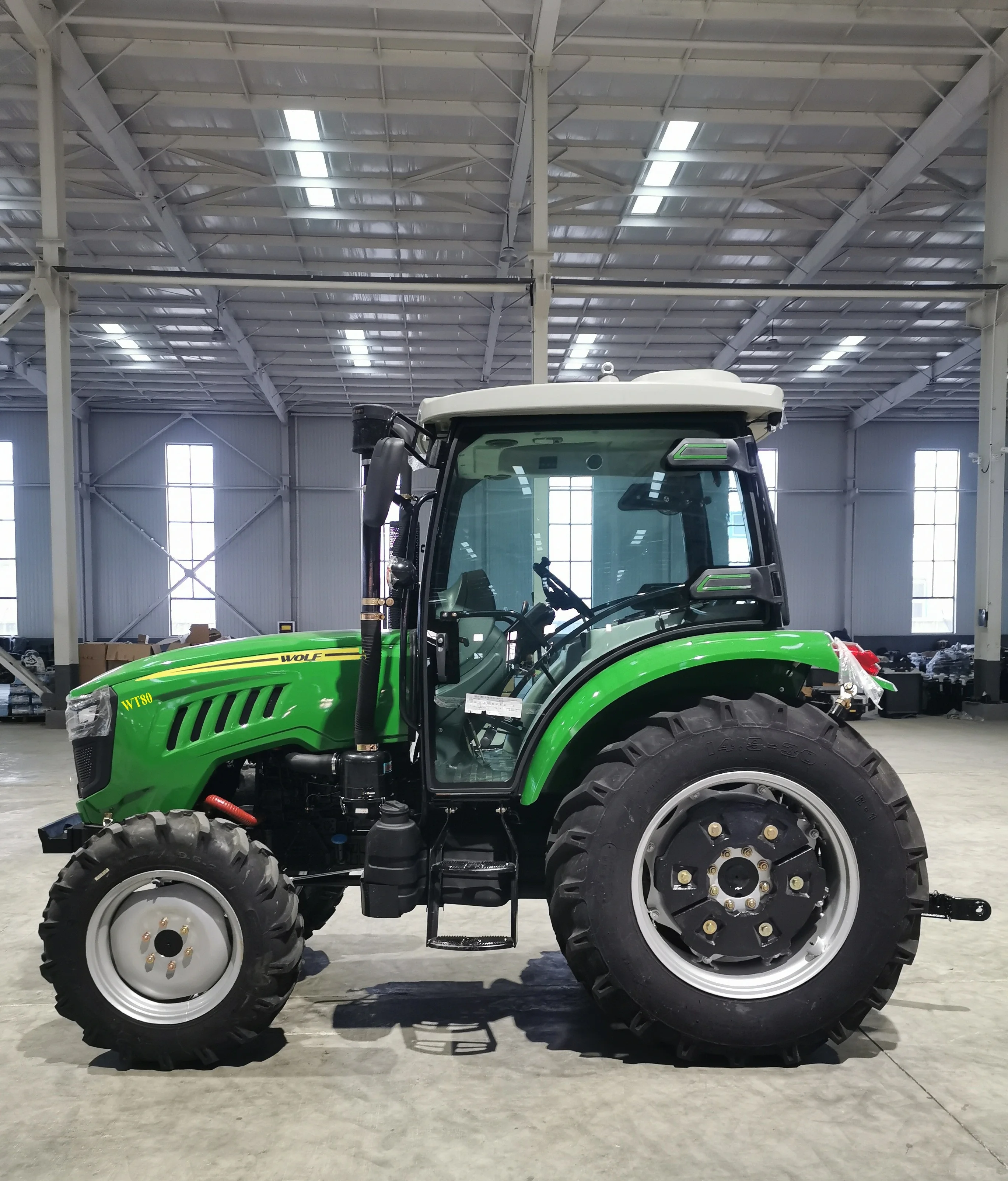 Wolf 30HP 40HP 50HP 60HP 70HP 80HP tractor 4x4 agriculture tractor with cabin