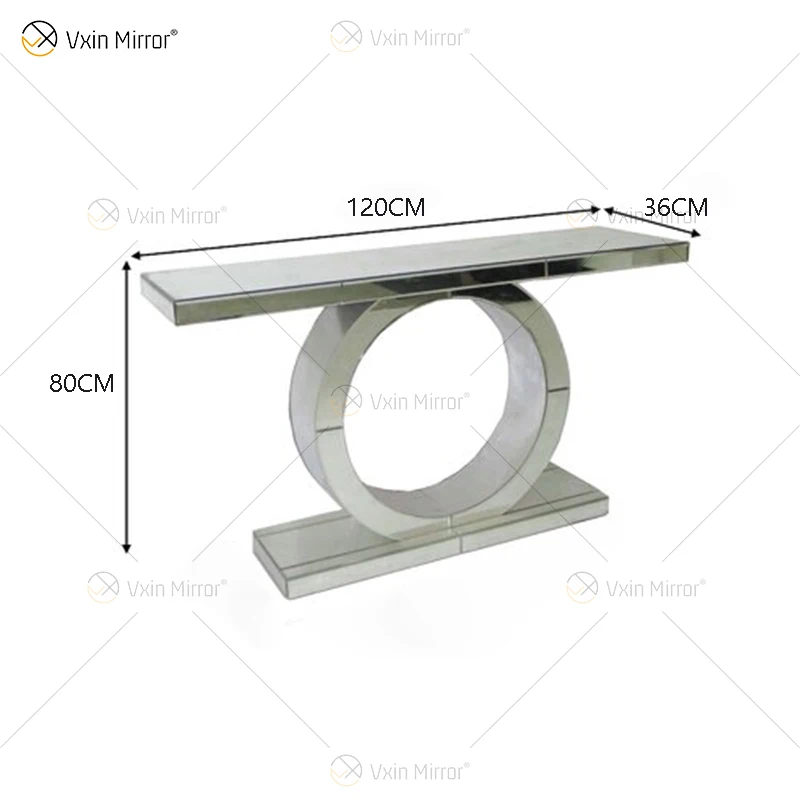 2022 New Products Designer Console Table simple Mirrored pure mirror Console Tables