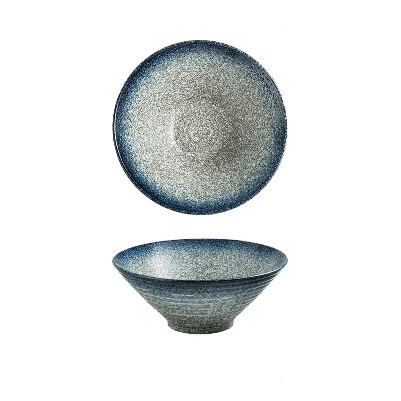 Hot Selling Large Porcelain Noodle Bowl Japanese Noodle Soup Bowls Japanese Ceramic Ramen Bowl