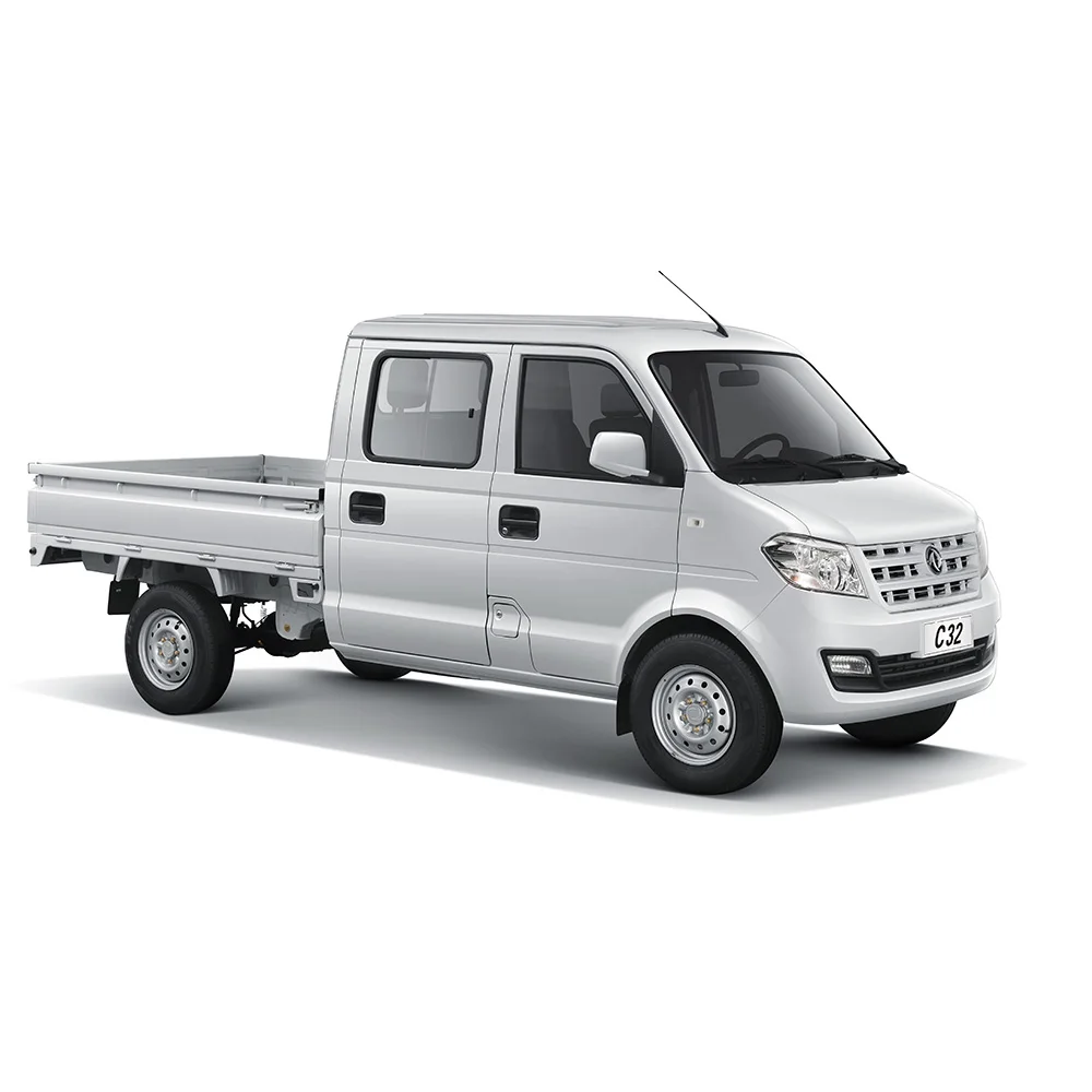 2023 DFSK C32 легкие бензиновые грузовики с двойной кабиной маленькие dropside