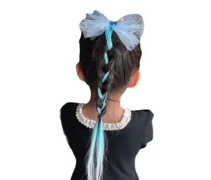 Wig Color Gradient Simulation Twist Braid Hair Braid Hair Bands In Children Weaving Rope