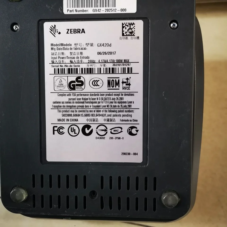 GX42-202512-000  GX420D  Barcode Label Printer USB with printer cutter