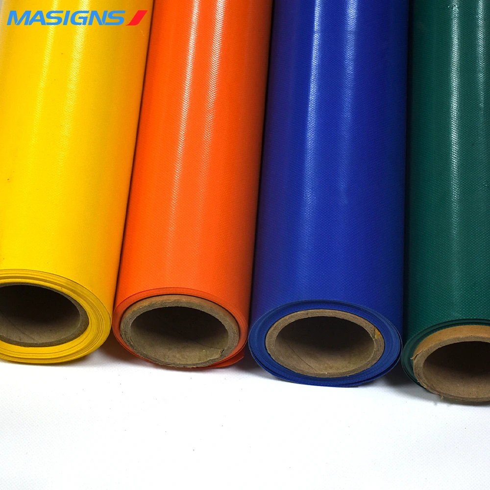 MASIGNS 900GSM  High Quality PVC Panama Tarpaulin Pvc Coated Polyester Fabric Woven Bag Fabric Waterproof