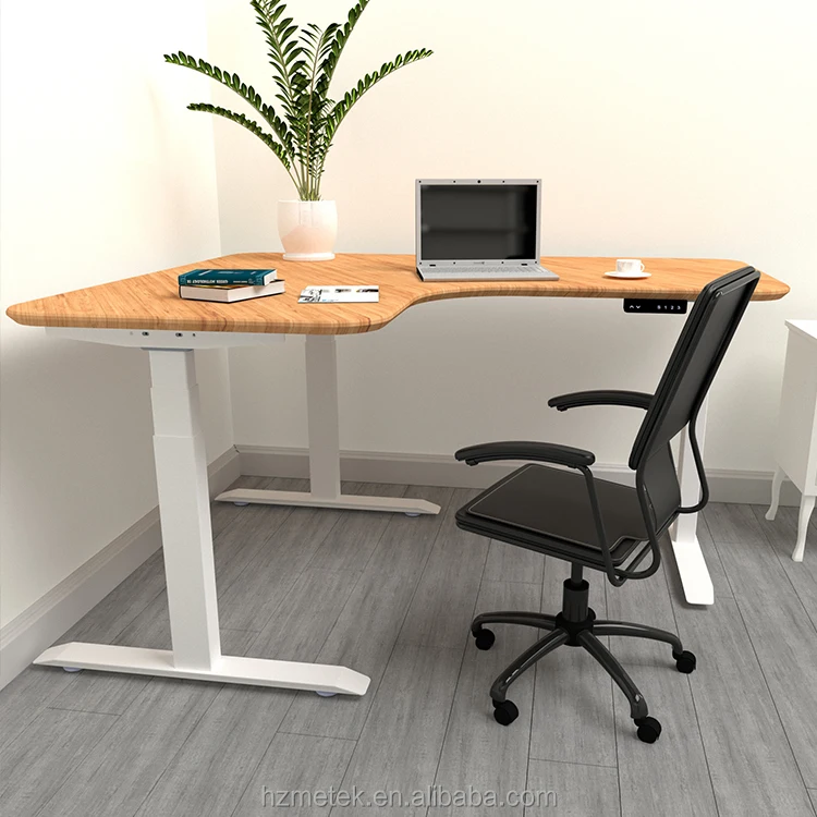 Modern Office Height Adjustable Sit Stand Up Desk 36' Standing Desk Converter Dual Monitor Tabletop Riser