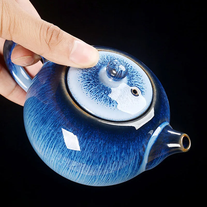 Exquisite Star Glaze Teapot 250ml Ceramic Kung Fu Tea Pot Tea Kettle Tea Set Porcelain Teapot Traditional Chinese Teaware