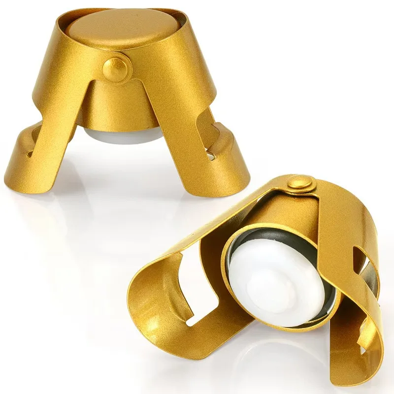 Custom laser engraving logo Stainless steel wine bottle stopper Champagne bottle stopper silicone bottle stopper