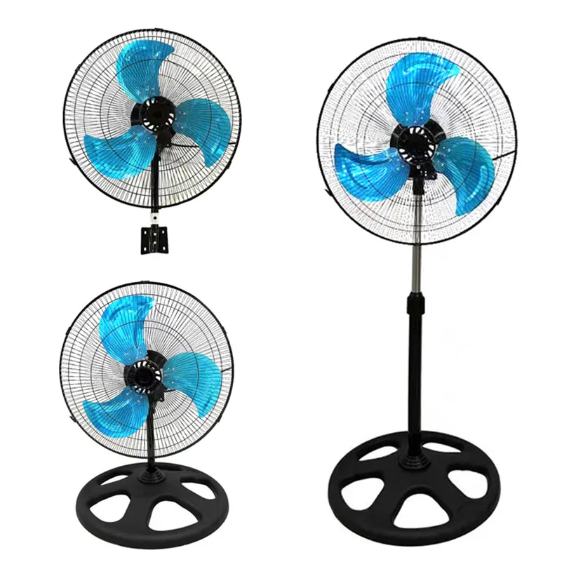 Ventilador Wholesale Pedestal Fan 110V 80W 220V Ventilateur AC Aluminum Copper Motor 18 Inch Stand Fan