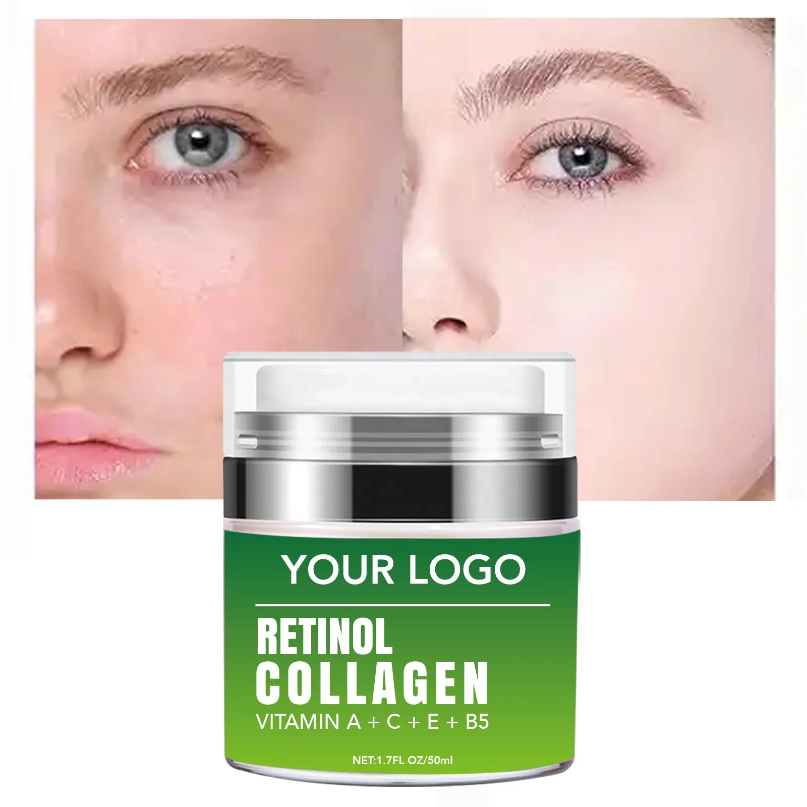 Customized Facial Whitening Cream Logo Facial Cream Full Skin Whitening Cream