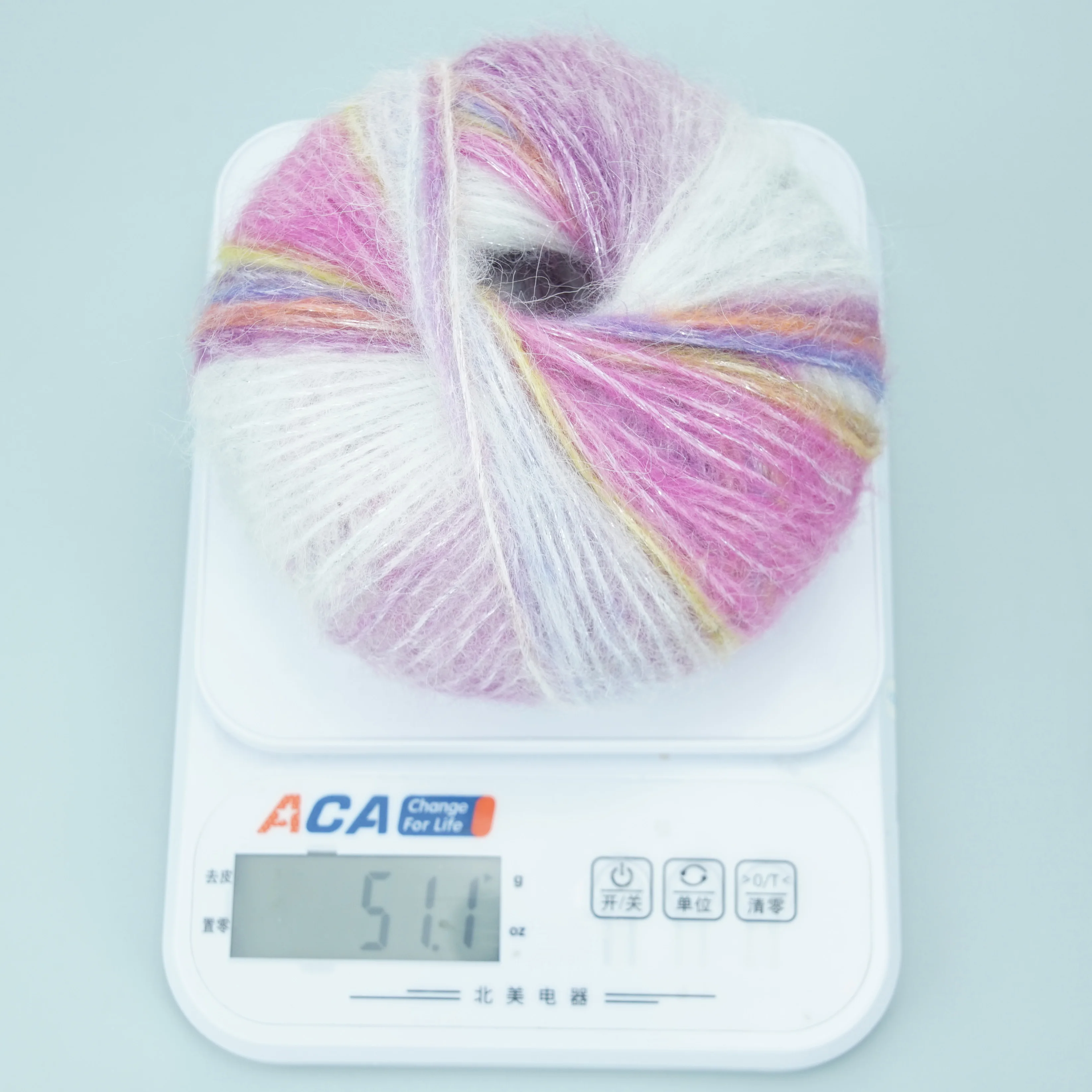 Wholesale Yarn Ball Crochet for Pet clothes Mixed Colour Yarns 4NM 50 grams  Rainbow color hand knitting blended yarn