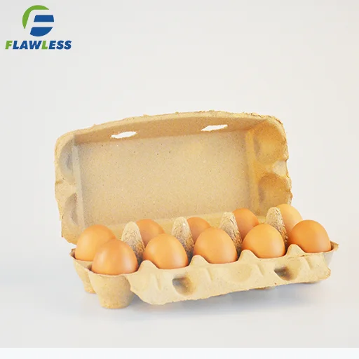Целлюлозная яичная коробка с крышками, 10 отверстий, этикетка предоставлена на 100% биоразлагаемая бумажная коробка, переработанная целлюлоза, раскладушка на 10 ячеек