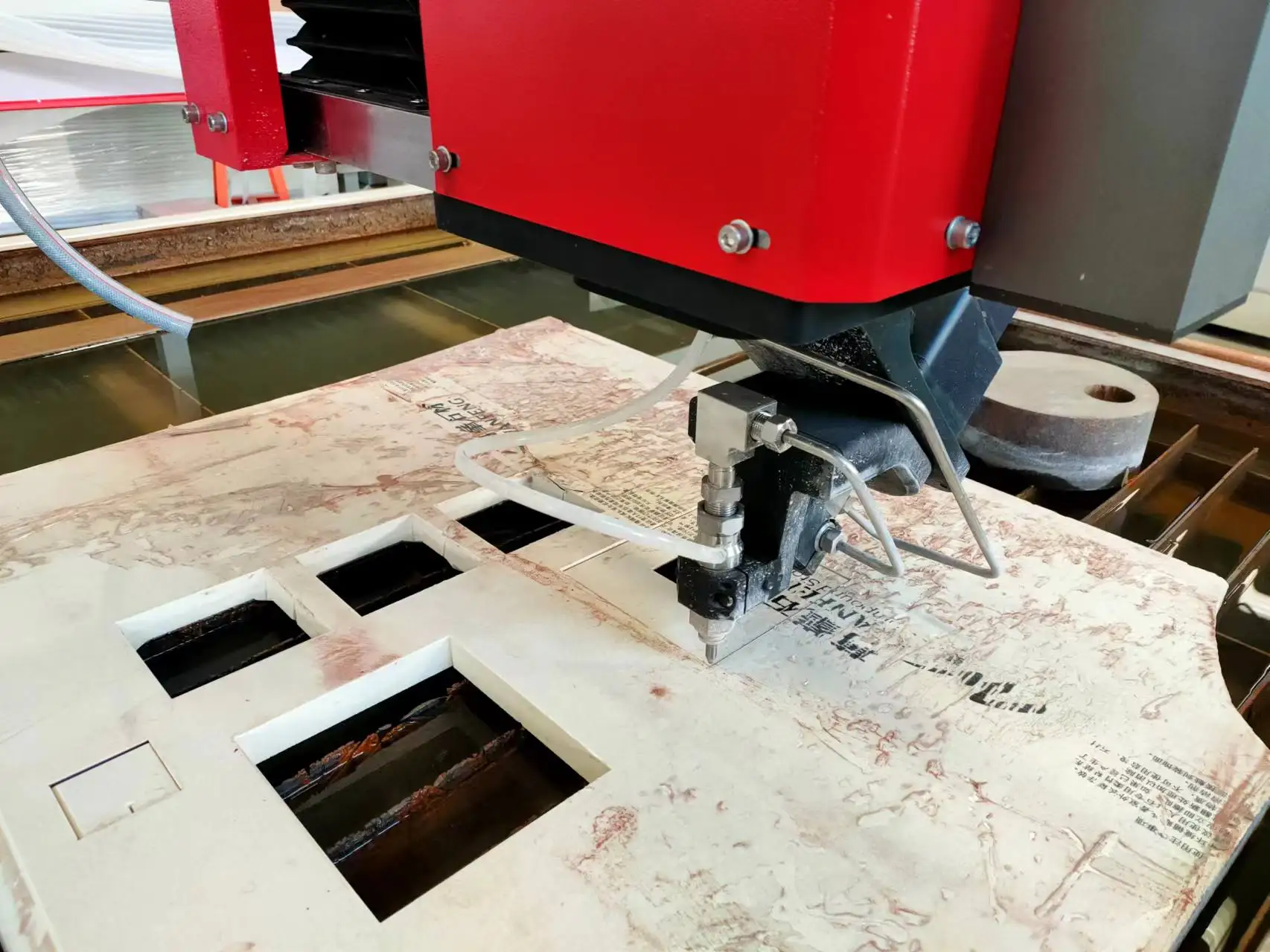 Equipment to cut marble tile high productivity stone machinery granite waterjet cutter